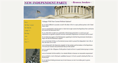 Desktop Screenshot of newindependentparty.com